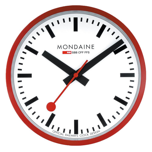 Mondaine Wall Clock 25 cm A990.CLOCK.11SBC Helen Kirchhofer