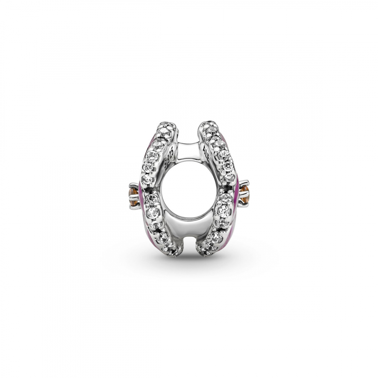 Pandora Pink Pansy Flower Charm 790777C01 Helen Kirchhofer