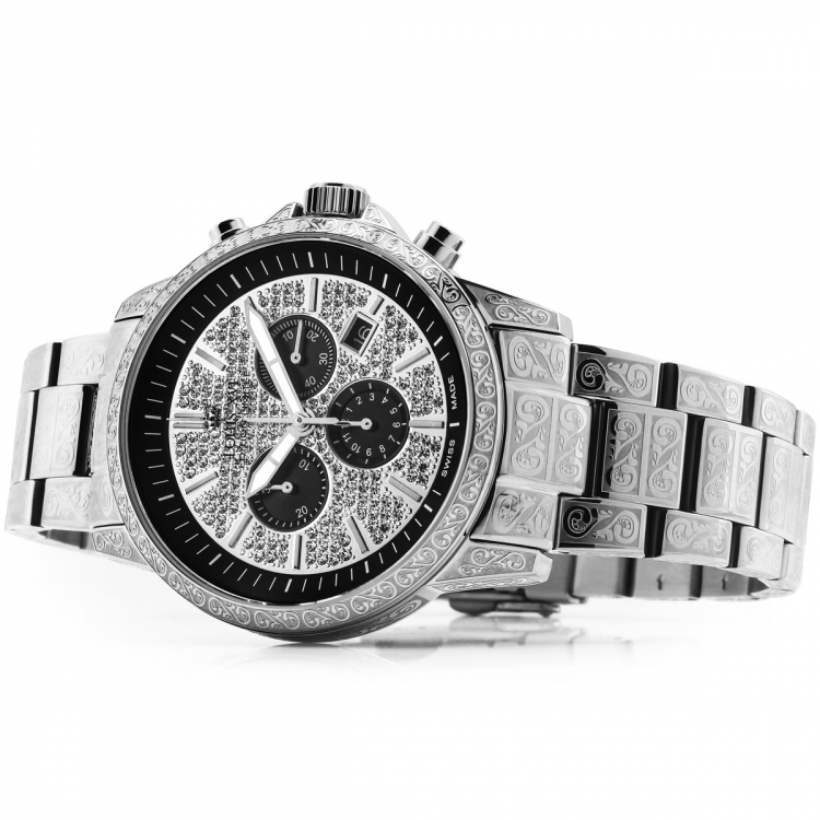 LOUIS XVI Herrenuhr Limited Edition - 43mm Swiss Made Mit Diamanten