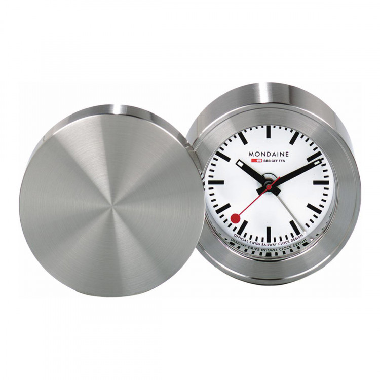 Mondaine Travel Alarm Clock - MSM.64410 - Helen Kirchhofer