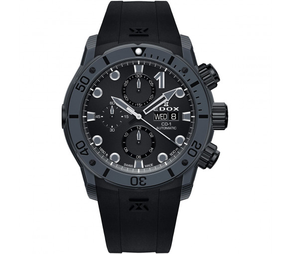 Edox CO-1 Carbon Chronograph Automatic - 01125 CLNGN NING