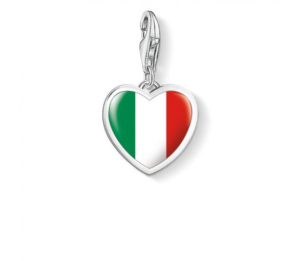 Thomas Sabo Charm-Anhänger Herz Flagge Italien - 1408-603-7
