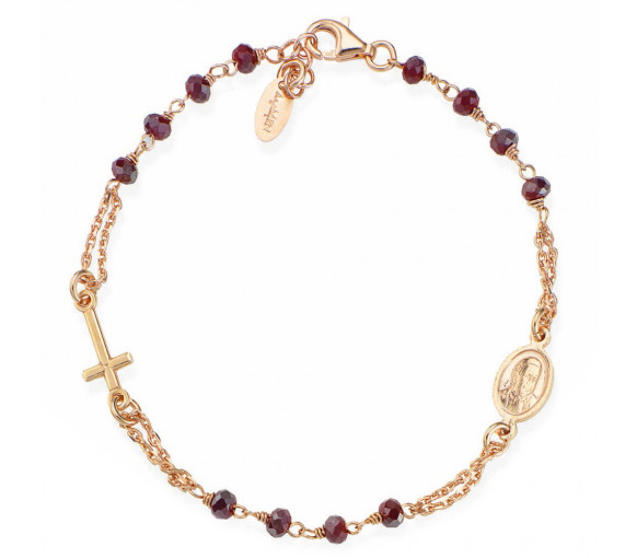 Amen Rosary Crystal Cross Armband - BRORA3