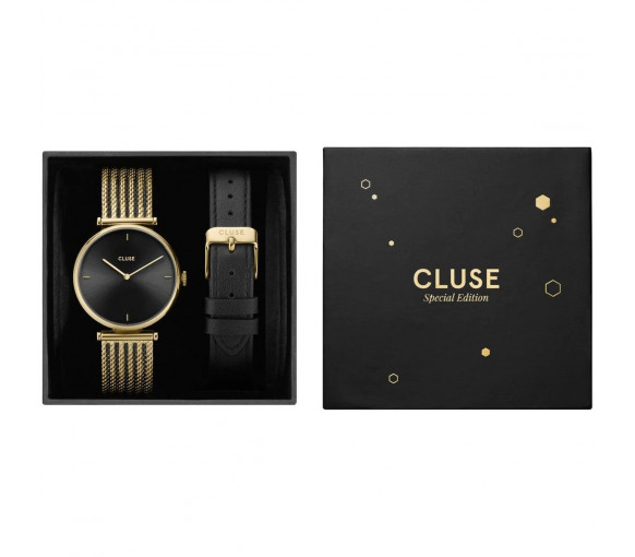 Cluse Triomphe Mesh Gold Gift Box - CG10404