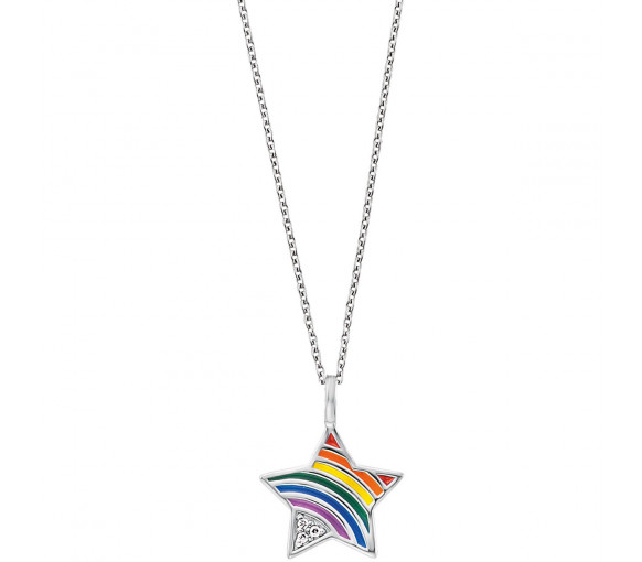 Herzengel Halskette Stern Rainbow - HEN-STAR-RAINBOW