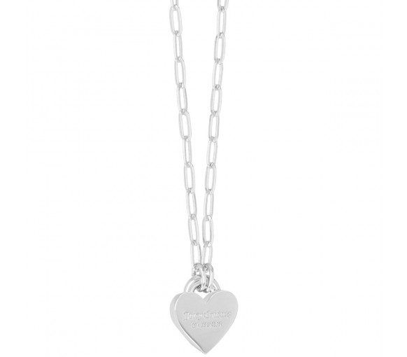 Juicy Couture Heart Pendant Mini Chain Halskette - JCJPEN222041-115