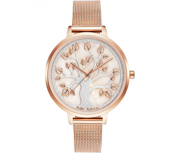 Julie Julsen Kette silber mit bicolor LEBENSBAUM