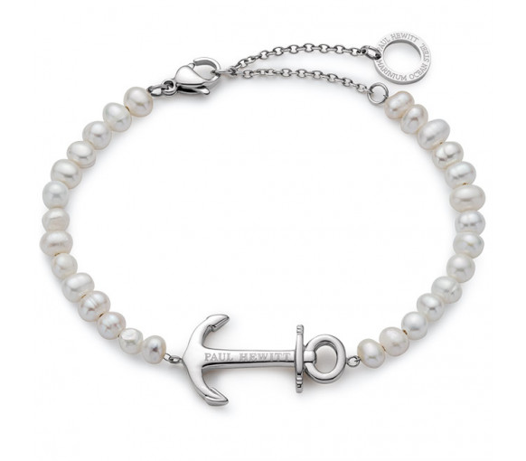 Paul Hewitt The Anchor Beads Armband Silber Pearl - PH-JE-0080